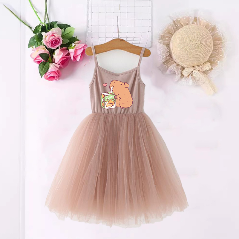 Vestidos Capybara para niñas c - Summer Clothing Baby Girl reseña y precio